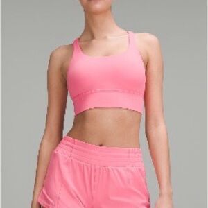 lululemon athletica Sakura Pink Energy Longline Sports Bra